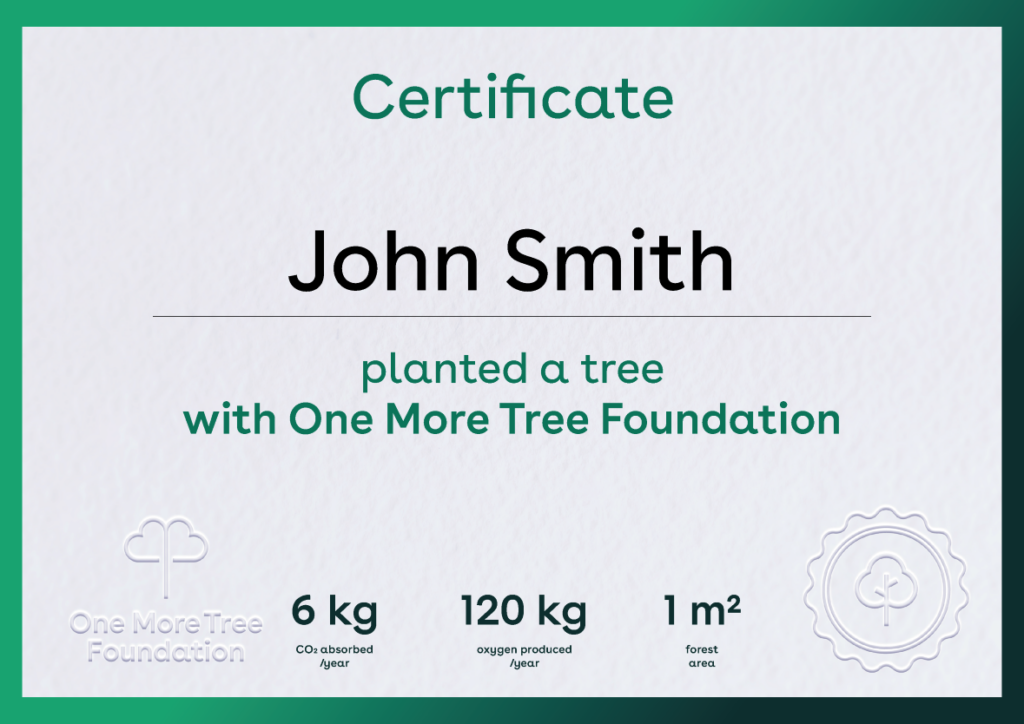 Plant A Tree With One More Tree Foundation