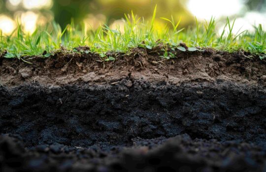 crosssection-soil-layers-showing-grass-topsoil-subsoil